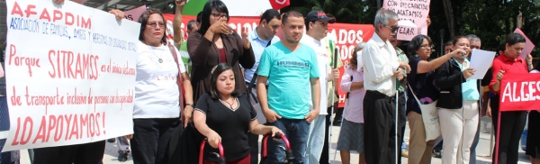 Conferencia de prensa de las organizaciones de personas con discapacidad