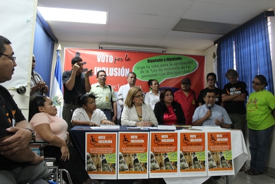 Lanzamiento de la campaña &quot;Voto por la Inclusión&quot;