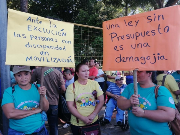 Marcha de conmemoración al 3 de diciembre Día de la Persona con Discapacidad